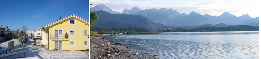 Ferienwohnung Füssen Forggensee Bergmann